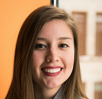 Victoria Lawson, CFO de una empresa de trading, retrato.